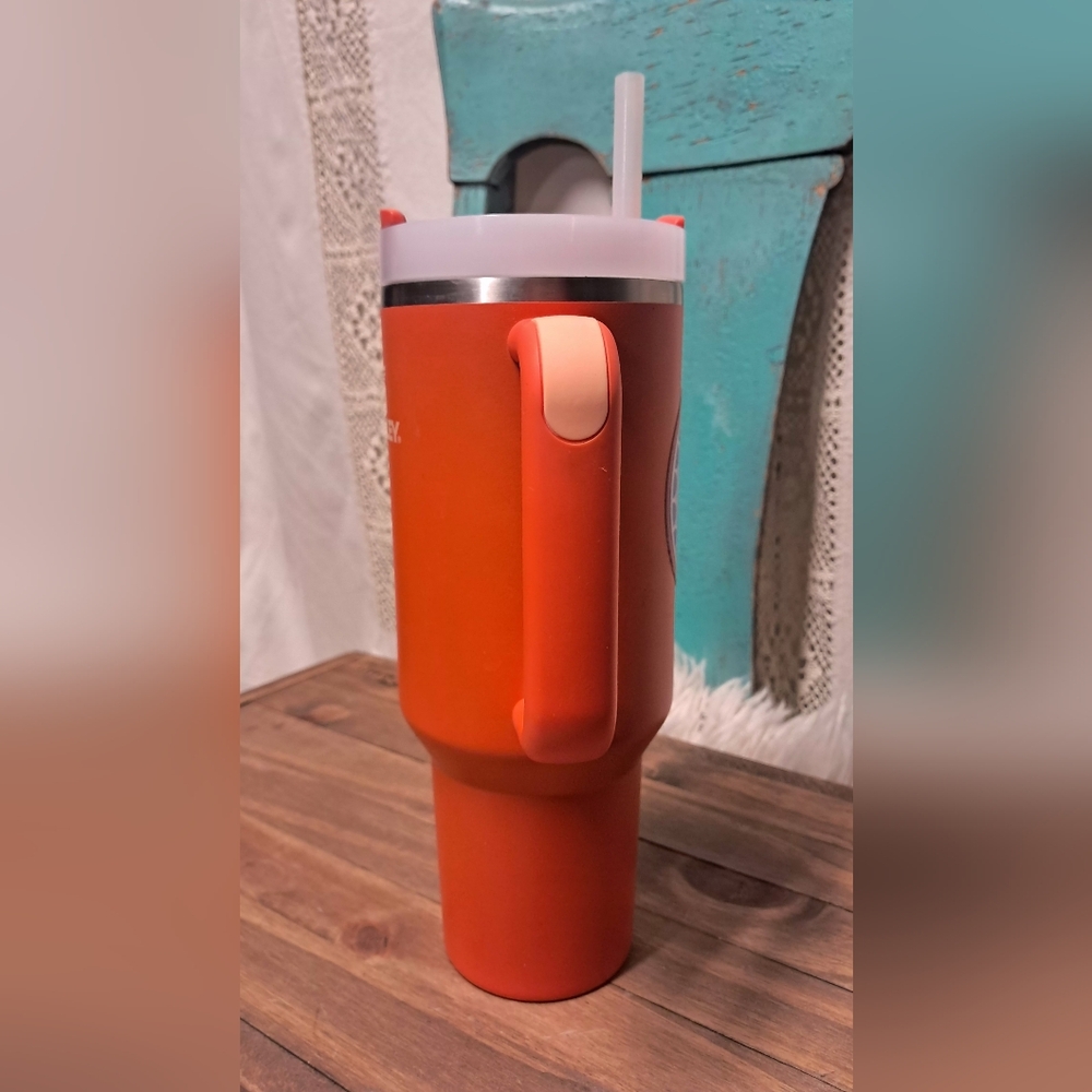 Stanley Bold Orange Travel Mug - Picture 3 of 7